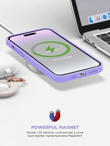 Фото: Чохол ArmorStandart for Apple iPhone 14 Pro - ICON2 MagSafe Lilac (ARM68404) № 18 | KTC