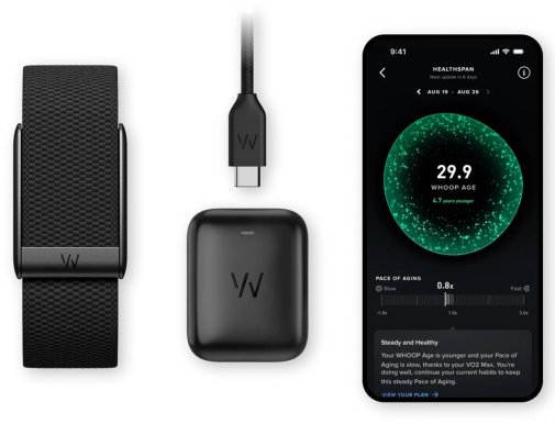 Фітнес-браслет WHOOP 5.0 Peak Obsidian SuperKnit 12 months (973-004-000)