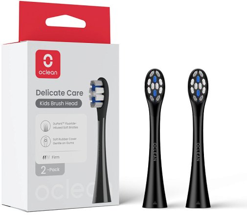 Насадка для зубної щітки Oclean X Kids P3K8 Black 2pcs (6970810557398)