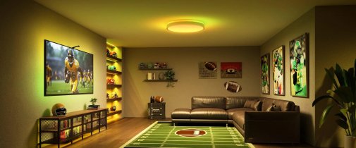 Світильник Govee 38cm Smart Ceiling Light Pro RGBICWW WI-FI/Bluetooth White (H60A6C01)