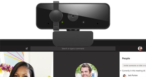 Web-камера, Lenovo Essential FHD Webcam Gen 2, Black