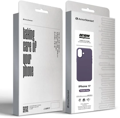 Фото: Чохол ArmorStandart for Apple iPhone 17 - ICON2 MagCase Purple Fog (ARM88991) № 4 | KTC