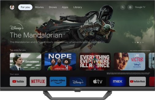Телевізор QLED Haier H32S80EFX (Google TV, Wi-Fi, 1920x1080)