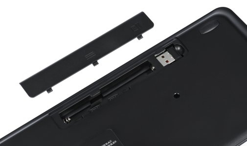 Клавіатура 2E KT100 78key ENG/UKR Wireless Black (2E-KT100WB_UA)