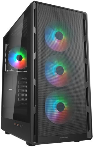 Корпус Cougar Airface Pure RGB Black with window (AIRFACE PURE RGB)