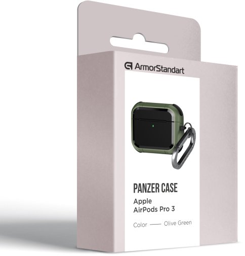 Чохол ArmorStandart for Apple Airpods Pro 3 - Panzer Olive Green (ARM88289)