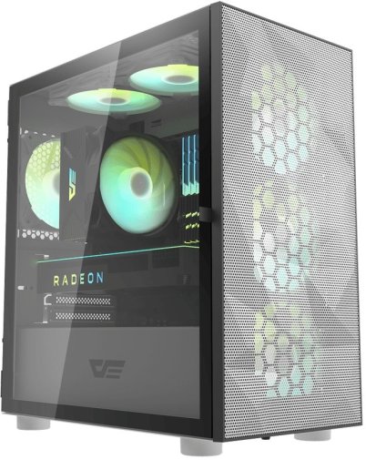 Корпус DARKFLASH DLM21 Mesh White with window (DLM21 MESH WHITE)