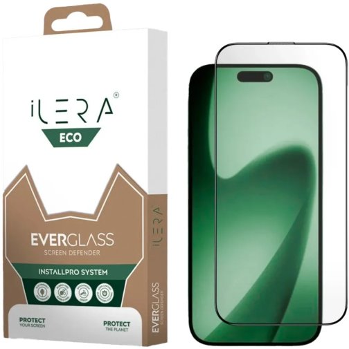 Захисне скло iLera for Apple iPhone 17 Pro - Eco EverGlass (ILEC14)
