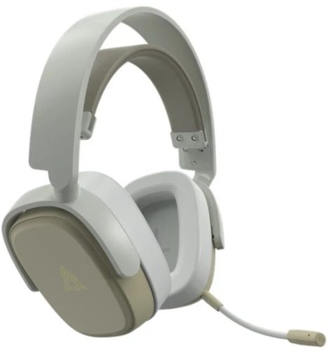 Гарнітура Ajazz AHM09 Max WL/BT Gray/White (AHM09-MAX-GW)