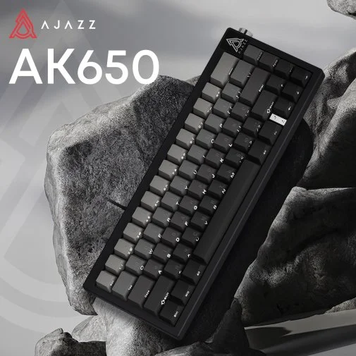 Фото: Клавіатура Ajazz AK650 Day Dream Switches ENG/UKR USB Gradient Black/Grey (AK650-DD-BG) № 21 | KTC
