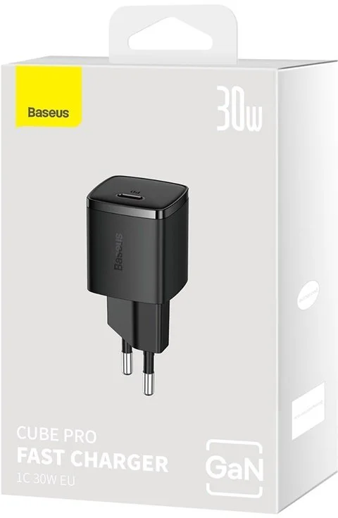Фото: Зарядний пристрій Baseus Cube Pro 30W Black (CCXF000301) № 12 | KTC