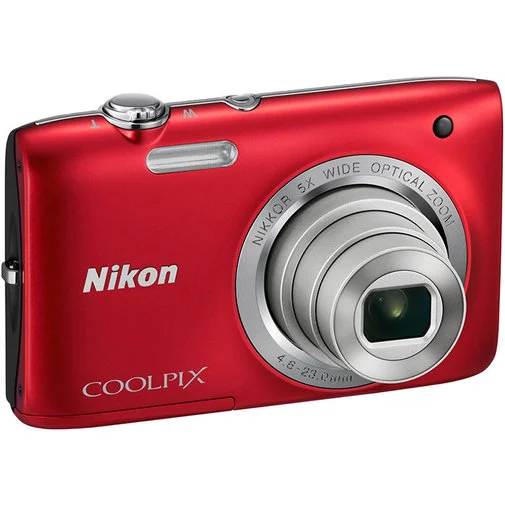 Фото: Цифрова фотокамера Nikon Coolpix S2800 червона № 9 | KTC