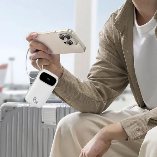 Фото: Батарея універсальна Baseus EnerFill FC31 Digital Display 20000mAh 45W White (P10082105213-00) № 13 | KTC