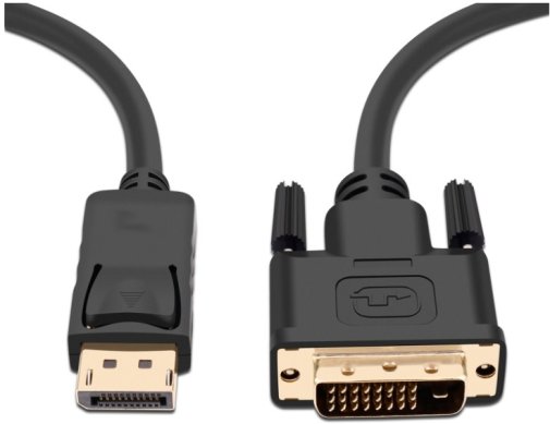 Кабель ProLogix DP/DVI 1m Black (PR-DP-DVI-P-04-30-1m)