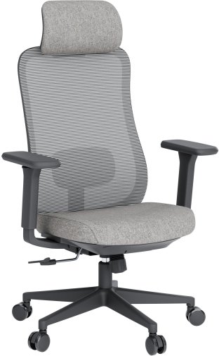 Крісло OfficePro Wave OC599 Black/Dark Gray (OC599-B-DG-DG)