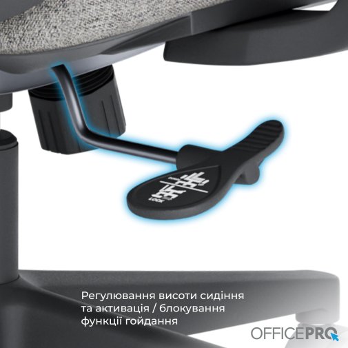 Крісло OfficePro Wave OC599 Black/Dark Gray (OC599-B-DG-DG)