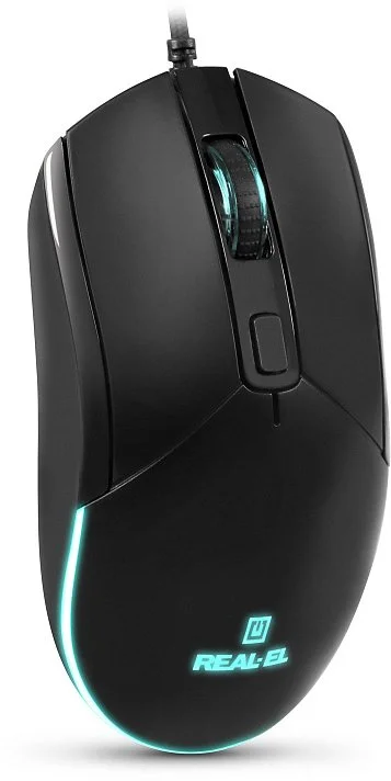 Фото: Миша Real-EL RM-515 USB Black (EL123200059) № 15 | KTC