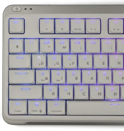 Фото: Клавіатура KZZI I75 Red Switch WL/BT/USB Grey (6977534870635) № 10 | KTC