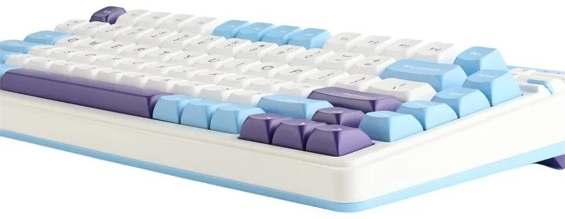 Фото: Клавіатура KZZI K75 Lite Rainbow Switch WL/BT/USB Blue Sea (6935280824654) № 12 | KTC