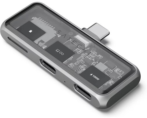 USB-хаб Satechi Mobile XR Hub with microSD Reader Space Grey (ST-HXRAJM)