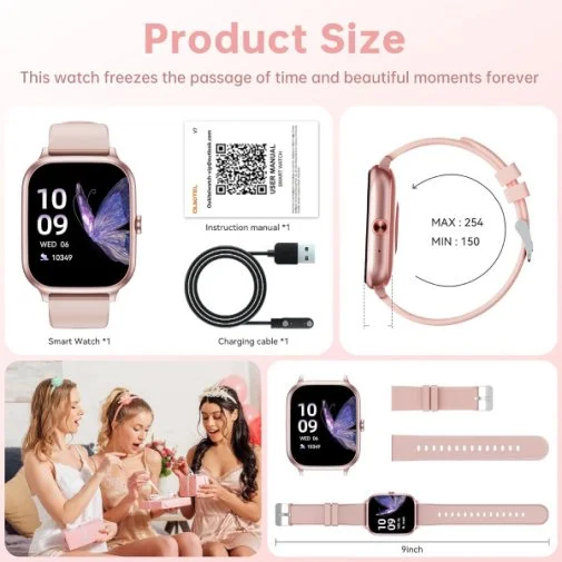 Фото: Смарт годинник Oukitel V7 Pink (6941749851062) № 14 | KTC