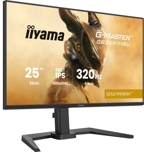 Фото: Монітор iiyama GB2591HSU-B1 Black - 24.5" IPS / 1920×1080 / 360 Гц / Nvidia G-Sync / Pivot / HAS № 26 | KTC