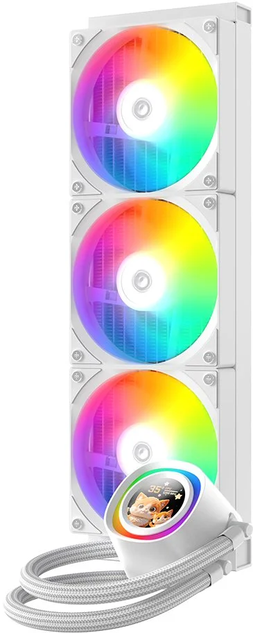 Фото: Система рідинного охолодження ID-COOLING FX360 LCD White (FX360 LCD WHITE) № 14 | KTC