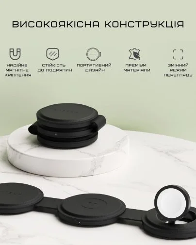 Фото: Бездротова зарядна станція Satechi OntheGo 3-in-1 Black (ST-QTG31K) № 18 | KTC