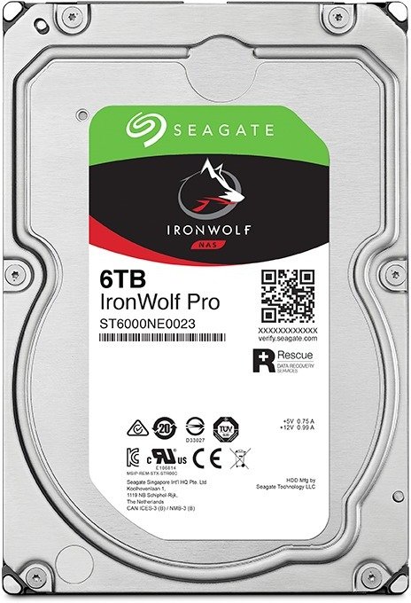 Жорсткий диск Seagate Ironwolf Pro SATA III 6TB (ST6000NT001)