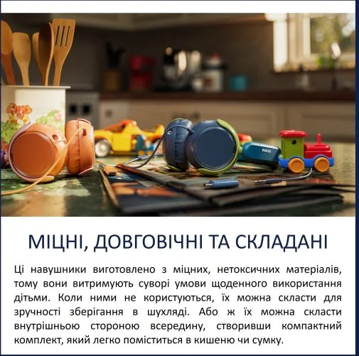 Фото: Навушники Philips Kids TAK2000CT/00 Chrystal Teal № 17 | KTC
