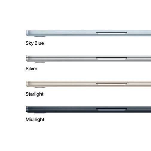 Фото: Ноутбук Apple MacBook Air 15.3 2026 M5 10GPU Sky Blue (MDVQ4) № 12 | KTC