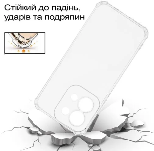 Фото: Чохол BeCover for Xiaomi Redmi 15C 4G/5G - Anti-Shock Clear (713812) № 9 | KTC