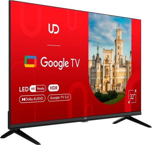 Телевізор LED UD 32GHC5210 (Google TV, Wi-Fi, 1366x768)