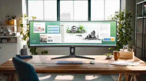 Фото: Монітор iiyama XCB4594DQSU-B1 Black - 44.5" VA / 5120x1440 / 75 Гц / Adaptive Sync / HAS № 42 | KTC