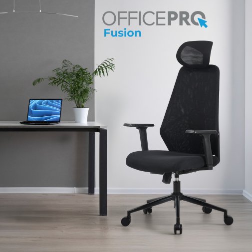 Крісло OfficePro Fusion OC577B Black