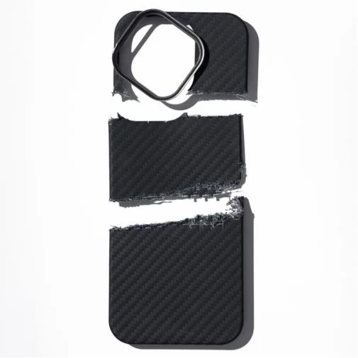 Фото: Чохол Proove for Apple iPhone 16 - Carbon Slim with Magnetic Ring Onyx (PCCSIP160060) № 14 | KTC