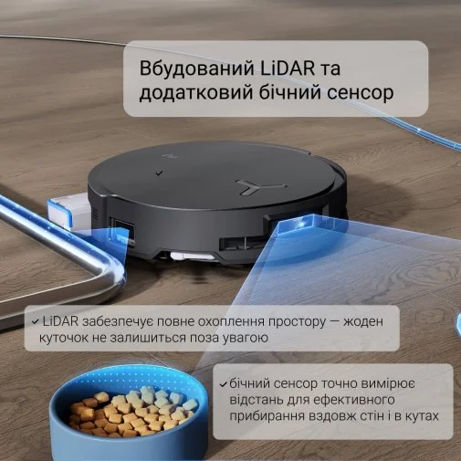 Фото: Робот-пилосос ECOVACS DEEBOT X8 Pro Omni Black (X8 Pro Omni BL) № 36 | KTC