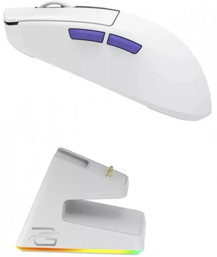 Фото: Миша Proove Jester 8K with Charging Dock Wireless White/Purple (WMJSCD022017) № 13 | KTC