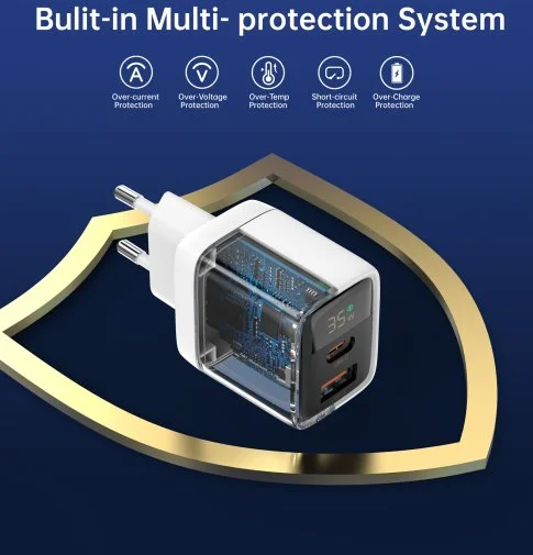 Фото: Зарядний пристрій Choetech PD6052 35W White (PD6052-EU-WH) № 16 | KTC