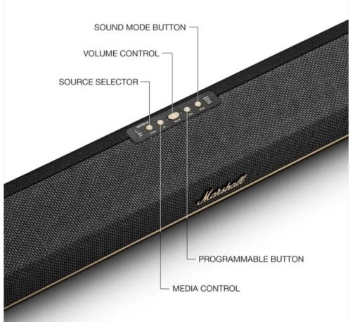 Саундбар Marshall Heston 60 Black (1007985)