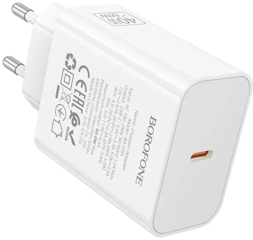 Зарядний пристрій BOROFONE BA109A Star 60W White (6941991126888)