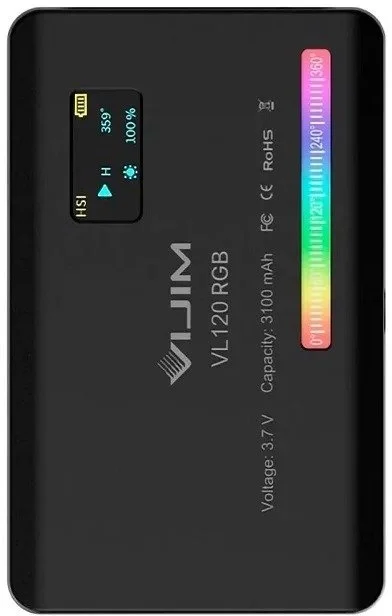 Фото: Відеосвітло Ulanzi Vijim VL120RGB light Black (UV-2346) № 7 | KTC