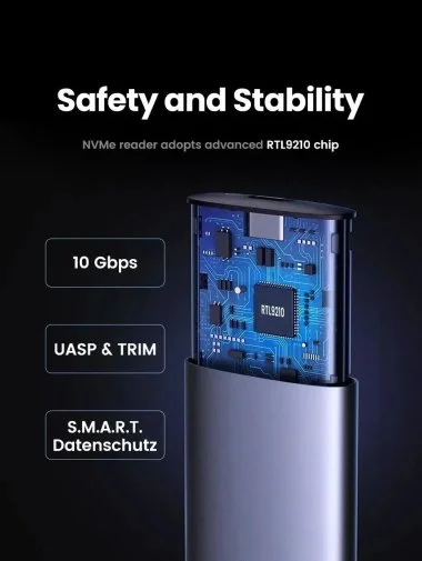 Фото: Кишеня зовнішня UGREEN CM767 UASP TRIM Grey (15813) № 12 | KTC