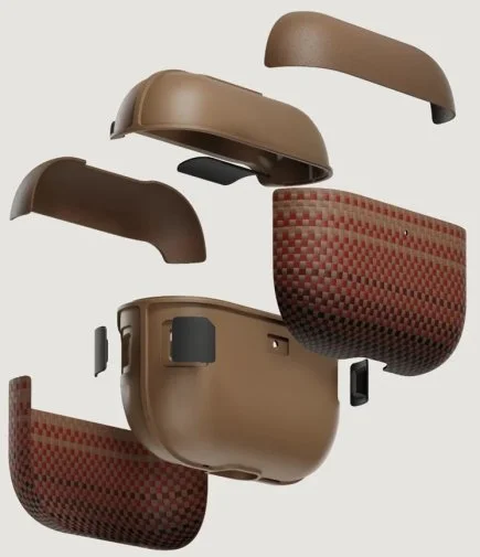 Фото: Чохол Pitaka for Airpods Pro 3Gen - Aramid Fiber Magnetic Sunset (APM2502) № 12 | KTC