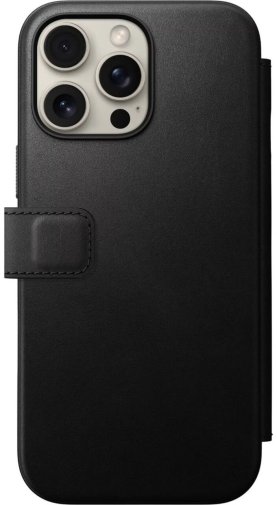 Чохол Nomad for Apple iPhone 16 Pro - Modern Leather Folio Black (NM01680185)