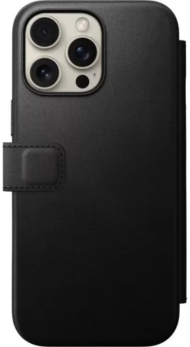 Фото: Чохол Nomad for Apple iPhone 16 Pro Max - Modern Leather Folio Black (NM01675785) № 18 | KTC