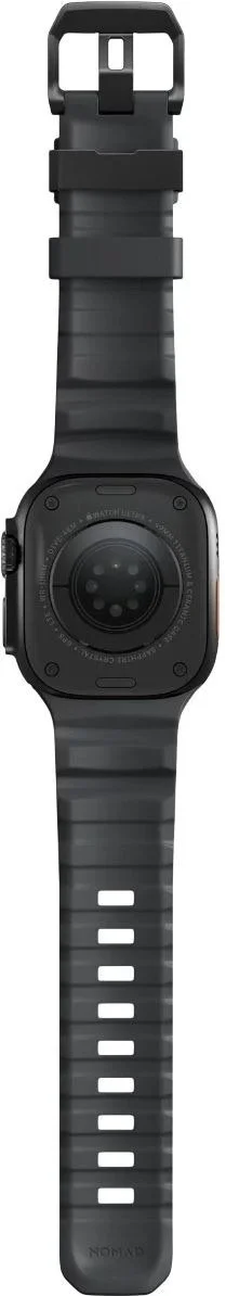 Фото: Ремінець Nomad for Apple Watch 46mm/49mm - Rocky Point Band Black Titanium Hardware Storm (NM014803858) № 25 | KTC