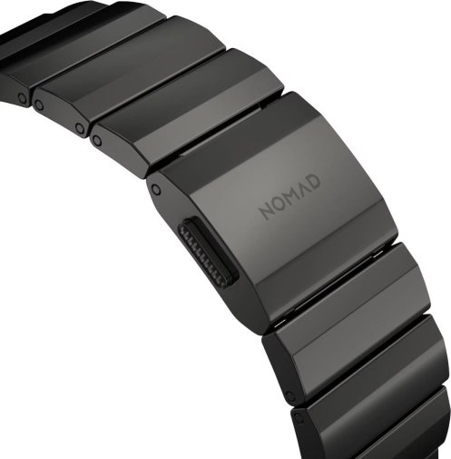 Ремінець Nomad for Apple Watch 46/49mm - Steel Graphite Hardware Graphite (NM1A41BXS0)