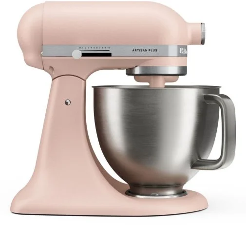 Фото: Планетарний міксер KitchenAid Artisan Plus 4.7L 5KSM50PKVE Feather Pink (5KSM50PKVEFT) № 8 | KTC