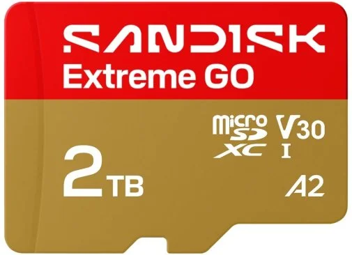 Фото: FLASH пам'ять SanDisk Extreme GO UHS-I U3 V30 A2 Micro SDXC 2TB (SDSQXGN-2T00-GN6MN) № 2 | KTC